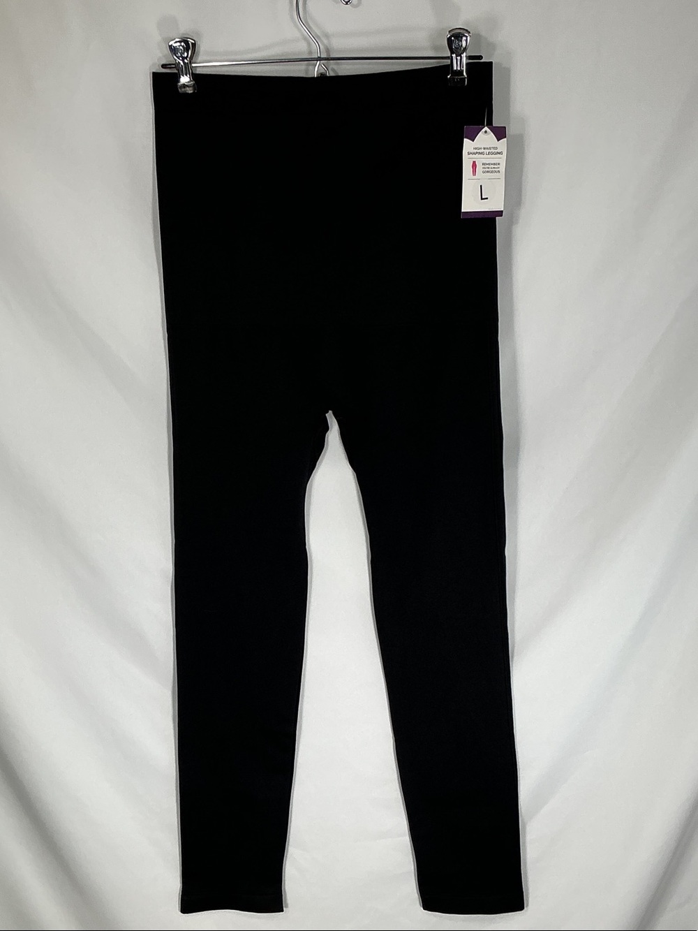 Empetua Shapermint Black High Waisted Shaping Leggings Size Large Casual Dress